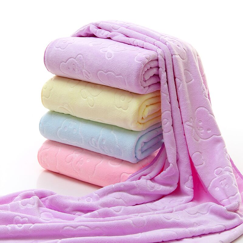 宝宝浴巾新生婴儿盖毯浴巾大毛巾被比纯棉纱布软吸水加大厚包邮