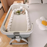 婴儿床可移动多功能便携式宝宝床可折叠摇篮床新生儿拼接大床bb床