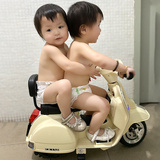 儿童电动摩托车小孩三轮车玩具车宝宝充电电瓶车可坐人遥控网红车