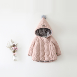 女童棉衣儿童冬季洋气棉袄女宝宝婴儿加厚棉服小童冬装保暖外套潮