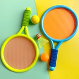 儿童羽毛球拍幼儿园运动网球亲子互动2-3岁4宝宝室内网球玩具礼物