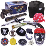 万圣节道具cosplay海盗玩具套装加勒比海盗儿童玩具面具装饰品3-6